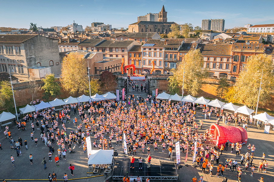 Les bacchantes Toulouse 2025 - Vue de haut
